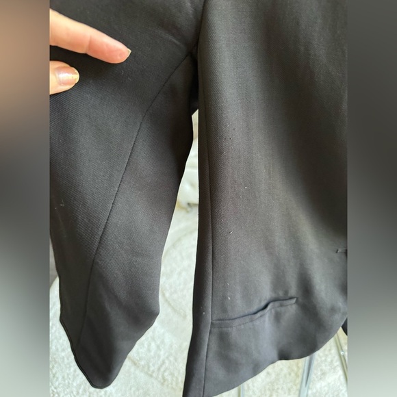 J. Crew Black Blazer Classic Wool Jacket Size 0 - Picture 6 of 12